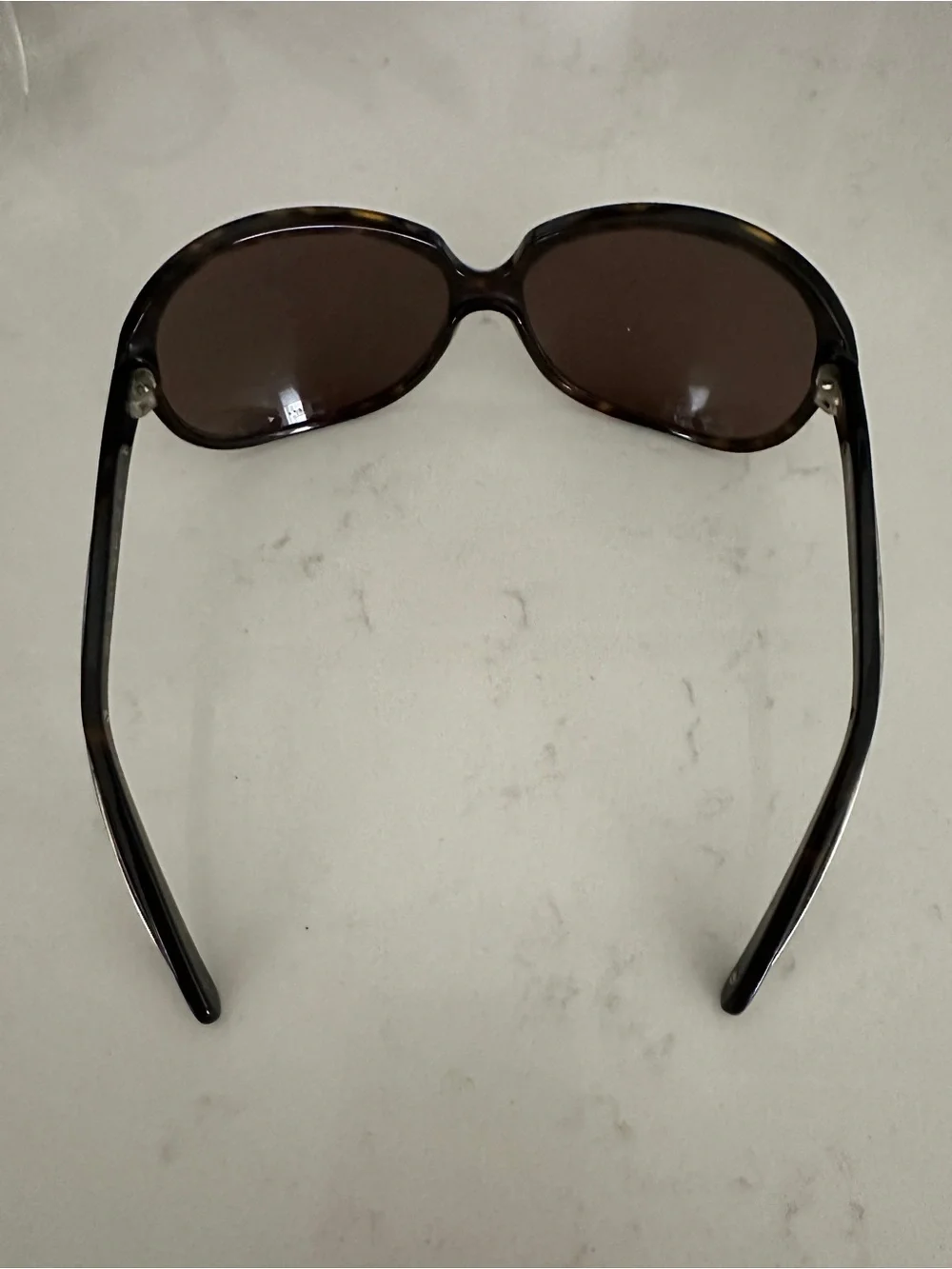 Prada SPR21I Women's Oversized Havana Brown Tortoise Sunglasses
